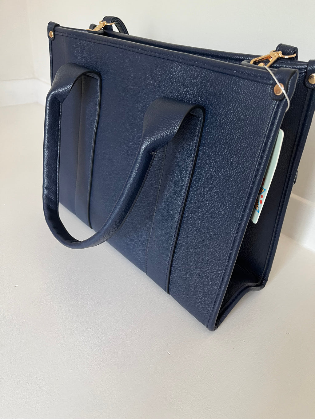 Blue tote bag