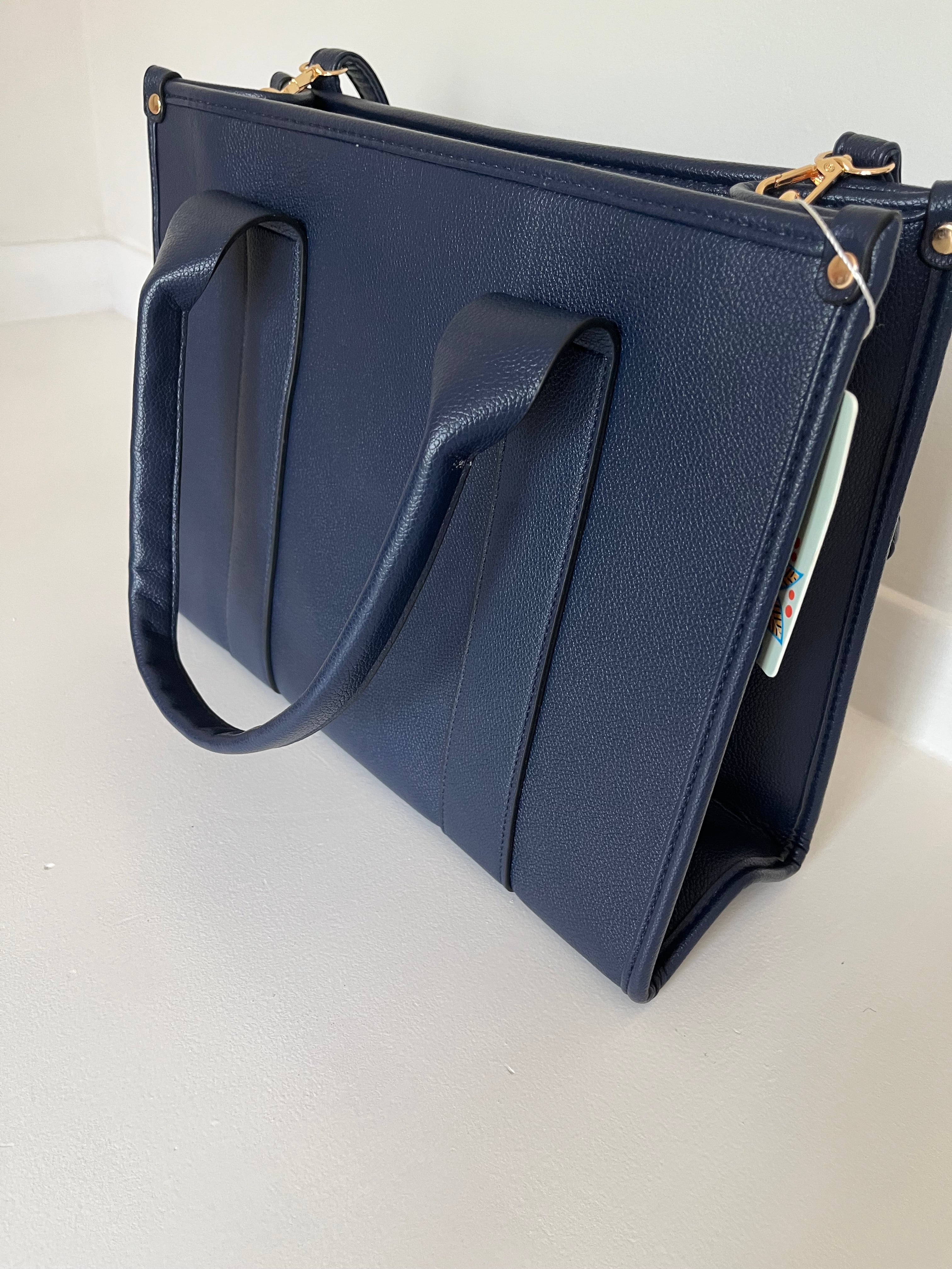 Blue tote bag