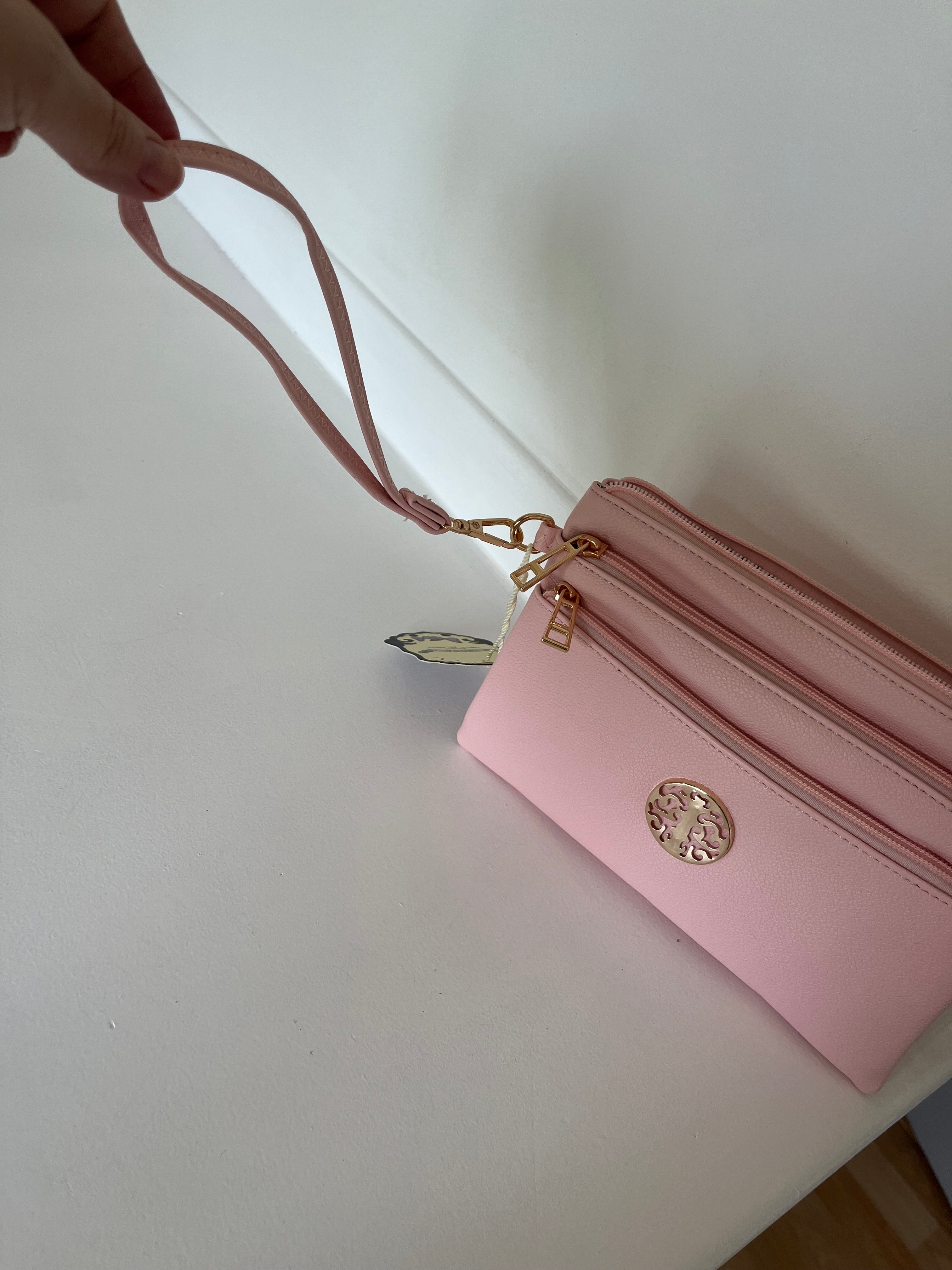 Pink cross body